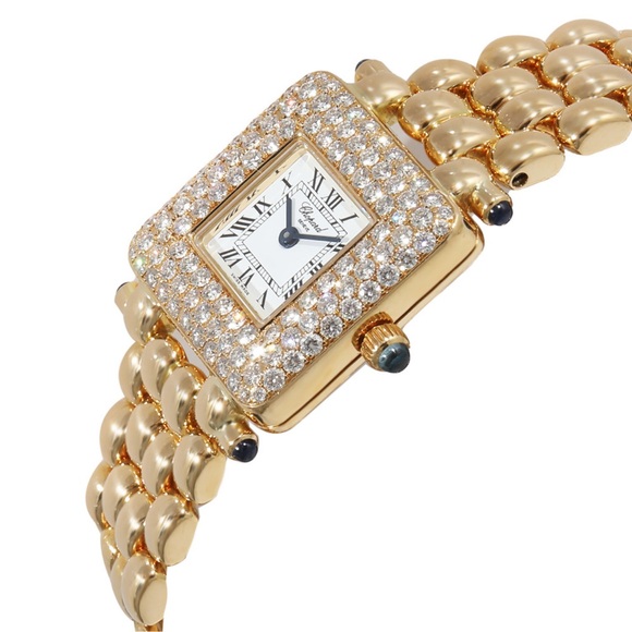 Chopard classic 18k with diamonds watch - Picture 4 of 15